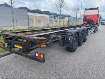 Tracon containerchassis 3 asser lucht 40 feeth